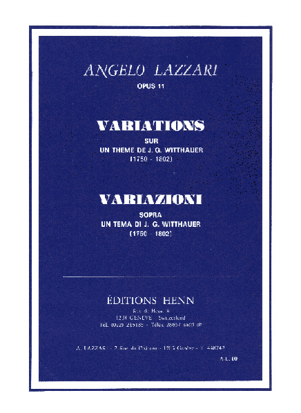 AL10 - Variations Opus 11