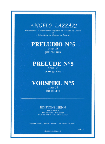 AL14 - Prélude N°5 Opus 38