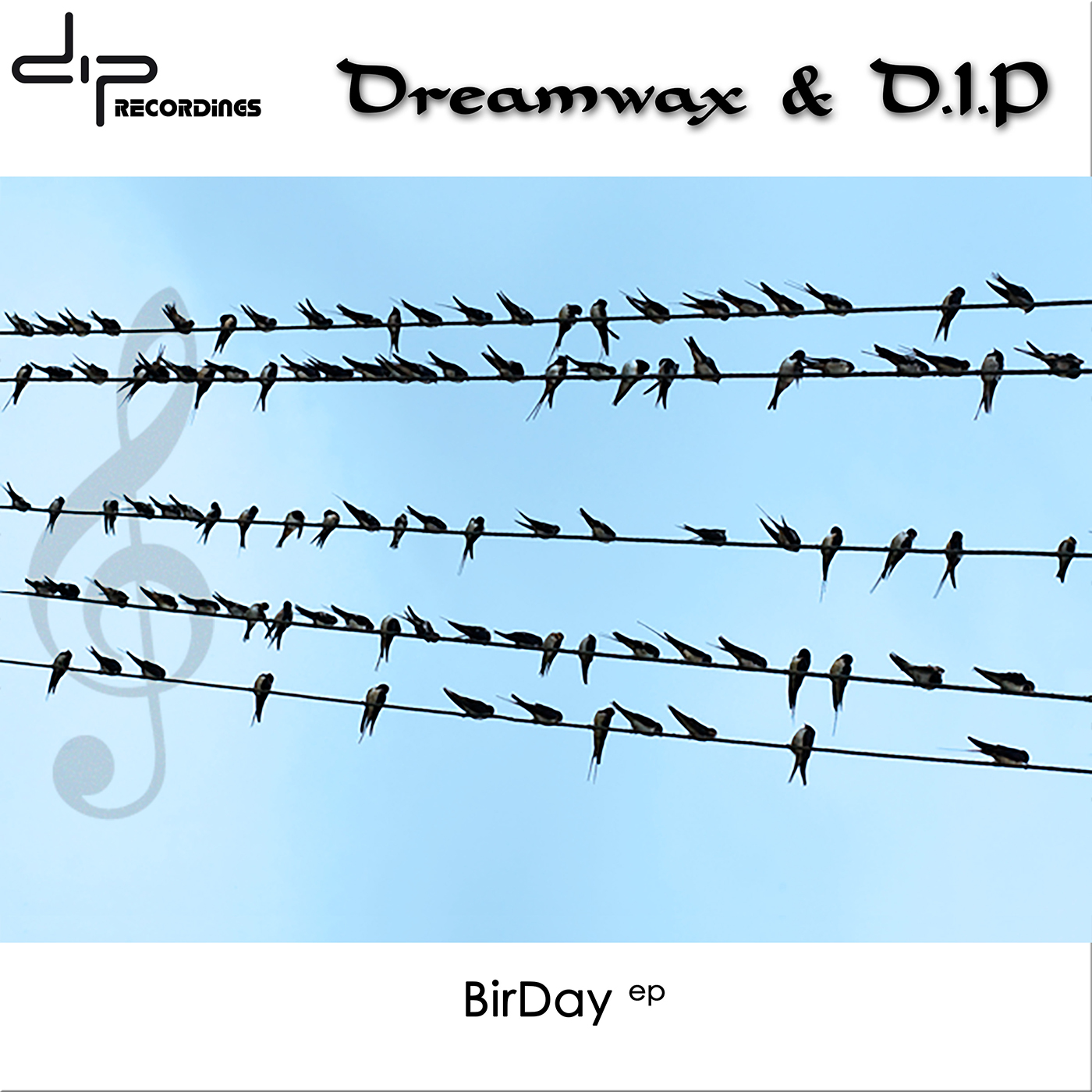 Cover of Dreamwax & DIP - BirDay EP (DIP016) on DIP Recordings.